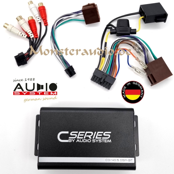 Audio System CO-40.5 DSP-BT Mini 5-Kanal Verstärker mit 7 Kanal DSP und BT-Steuerung